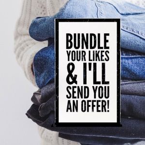 Bundle your favorite items and I’ll send you an offer!